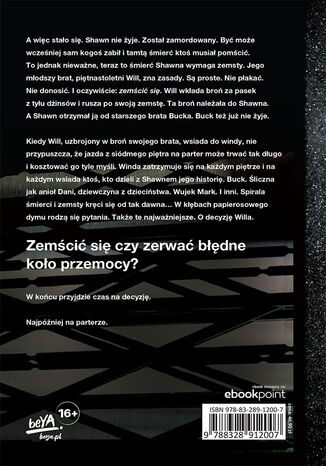 Tylna okładka: Długa droga w dół