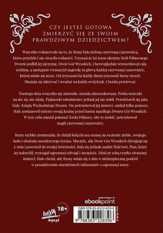 Tylna okładka: Dwór Gór Wysokich. Królestwa Okrith #1
