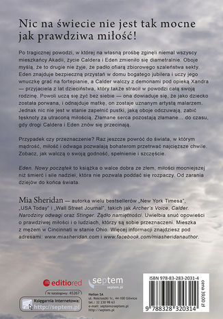 Tylna okładka: Eden. Nowy początek