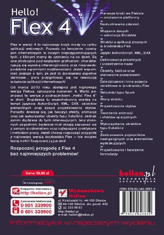 Tylna okładka: Hello! Flex 4