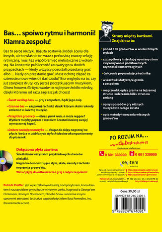 Tylna okładka: Gitara basowa dla bystrzaków