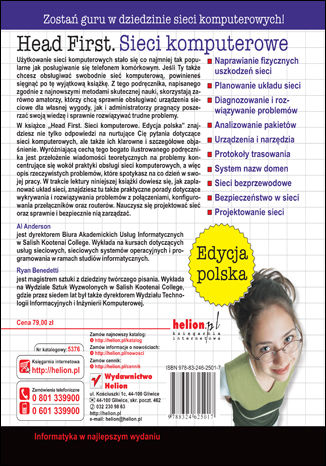 Tylna okładka: Head First. Sieci komputerowe. Edycja polska