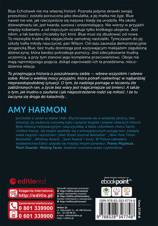 Inna Blue Amy Harmon - tył okładki ebooka
