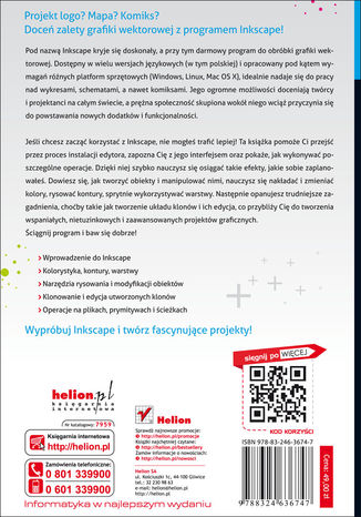Tylna okładka: Inkscape. Podstawowa obsługa programu