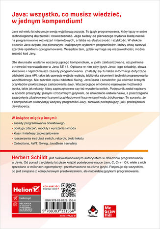 Tylna okładka: Java. Kompendium programisty. Wydanie XII