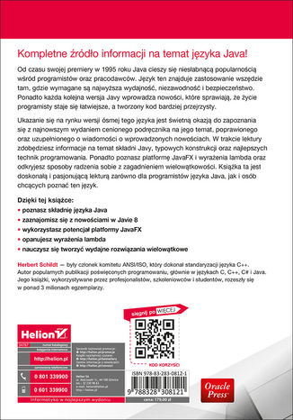 Tylna okładka: Java. Kompendium programisty. Wydanie IX