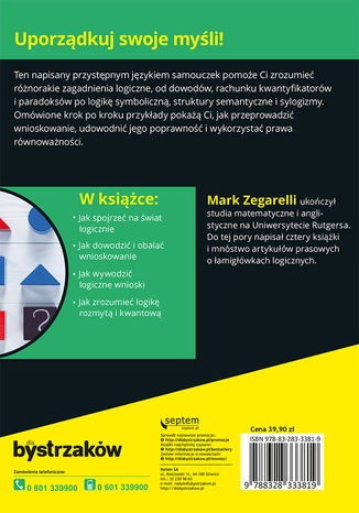 Tylna okładka: Logika dla bystrzaków