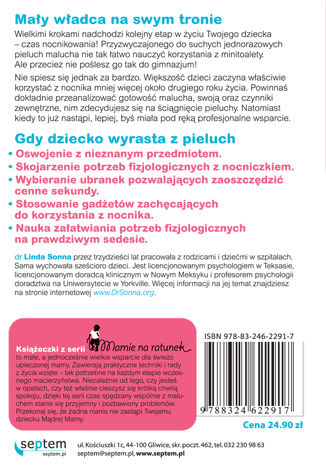 Tylna okładka: Mamie na ratunek. Nauka korzystania z nocnika