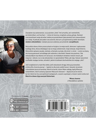 Tylna okładka: Manufaktura codzienności