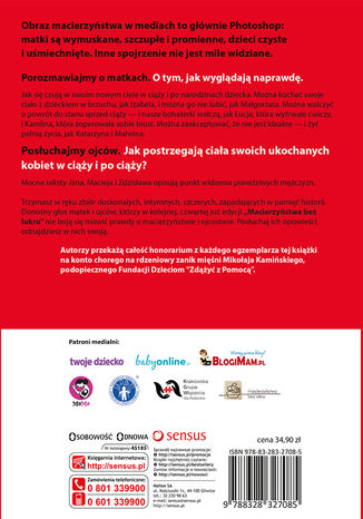Tylna okładka: Macierzyństwo bez photoshopa