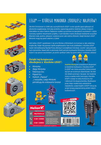 Tylna okładka: Minionki. Stwórz ciekawe projekty z klocków LEGO