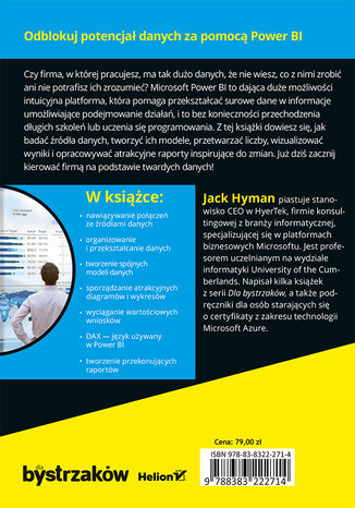 Microsoft Power BI dla bystrzaków Jack Hyman - tył okładki ebooka