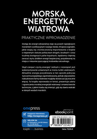 Morska energetyka wiatrowa: praktyczne wprowadzenie Praca zbiorowa pod redakcj ukasza Sikorskiego - ty okadki ksiki