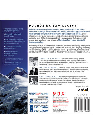 Tylna okładka: Mount everest biznesu