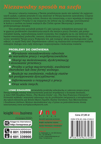 Tylna okładka: Musimy pogadać. Trudne rozmowy z szefem