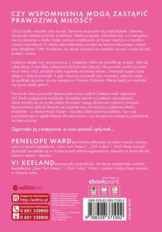 Najpiękniejsza pamiątka Vi Keeland, Penelope Ward - tył okładki ebooka