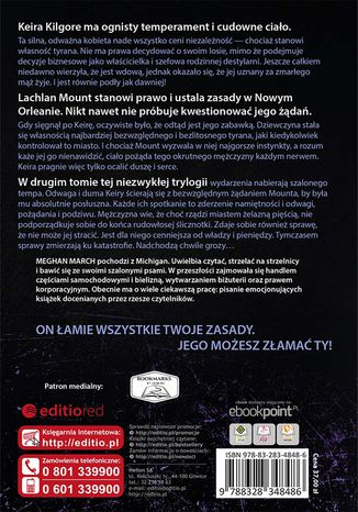 Tylna okładka: Niepokorna królowa