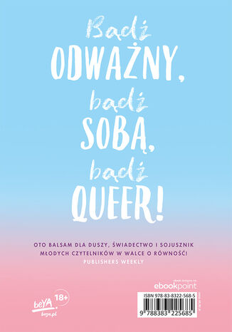 Tylna okładka: Nie wszyscy chłopcy są niebiescy