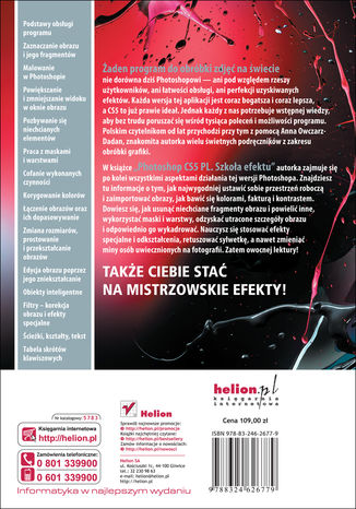 Tylna okładka: Photoshop CS5 PL. Szkoła efektu