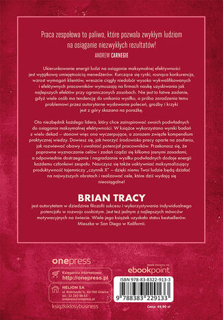 Pene zaangaowanie! Inspiruj, motywuj i wydobywaj peny potencja ze swojego zespou Brian Tracy - ty okadki ebooka