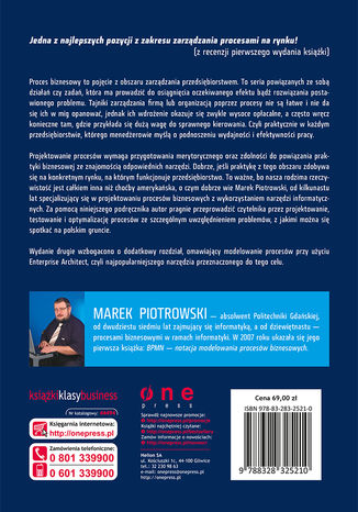 Tylna okładka: Procesy biznesowe w praktyce. Projektowanie, testowanie i optymalizacja. Wydanie II