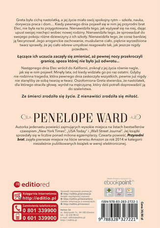 Przyrodni brat Penelope Ward - tył okładki ebooka