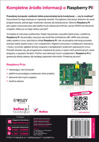 Tylna okładka: Raspberry Pi. Przewodnik użytkownika