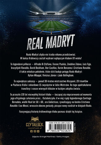 Tylna okładka: Real Madryt. Sportowi giganci