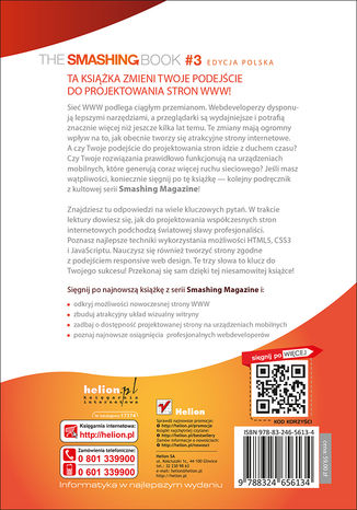 Tylna okładka: Redesign The Web. Smashing Magazine