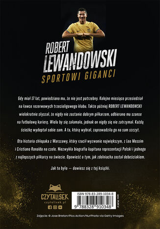 Robert Lewandowski. Giganci sportu Mateusz Miga - ty okadki ebooka