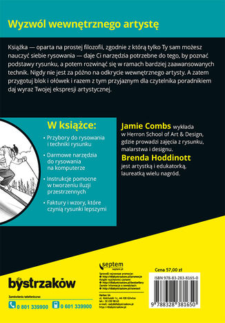Tylna okładka: Rysowanie dla bystrzaków. Wydanie II