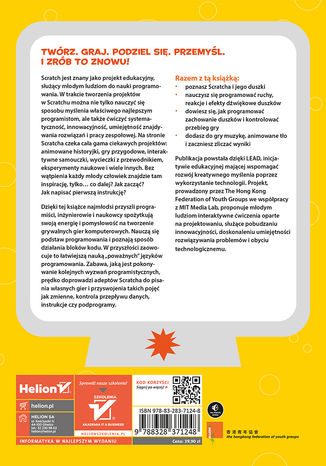 Tylna okładka: Scratch. Komiksowa przygoda z programowaniem. Wydanie II