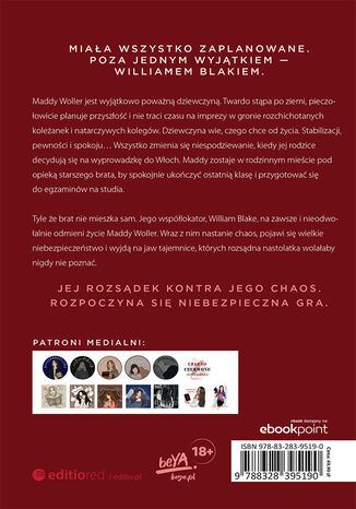 Tylna okładka: Secret game