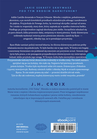 Sexy Suit J. H. Croix - tył okładki książki