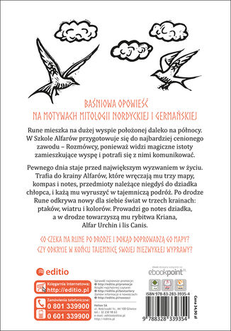 Tylna okładka: Rune. Podróż pierwszej tajemnicy