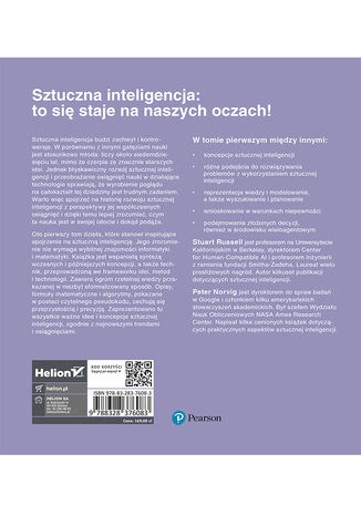 Tylna okładka: Sztuczna inteligencja. Nowe spojrzenie. Wydanie IV. Tom 1