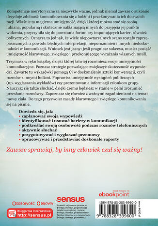 Tylna okładka: Sztuka komunikacji. W drodze do sukcesu
