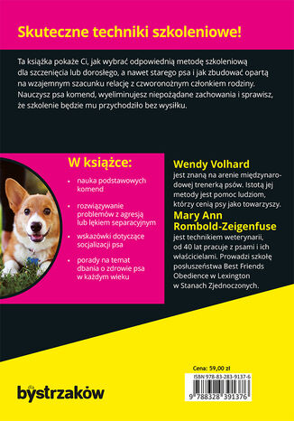 Szkolenie psów dla bystrzaków. Wydanie IV Wendy Volhard, Mary Ann Rombold-Zeigenfuse - tył okładki ebooka