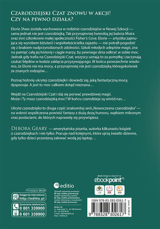 Tylna okładka: Ukryta czarodziejka