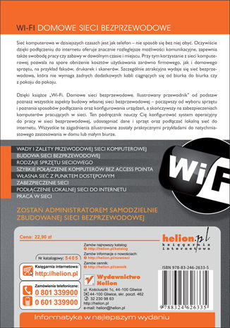 Tylna okładka: Wi-Fi. Domowe sieci bezprzewodowe. Ilustrowany przewodnik