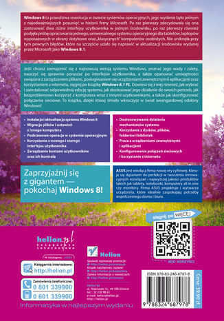 Windows 8.1 PL Danuta Mendrala, Marcin Szeliga - tył okładki książki