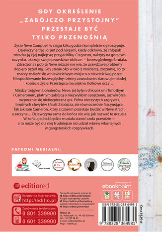 Tylna okładka: Zabójcza gra