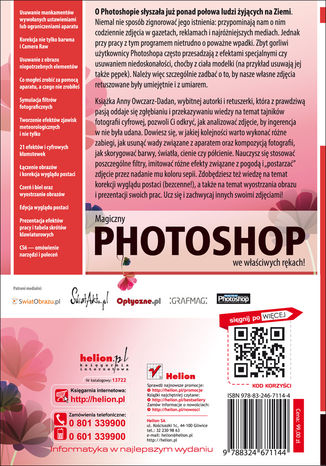 Tylna okładka: Zaklęcia Photoshopa. Edycja zdjęć. Wydanie II
