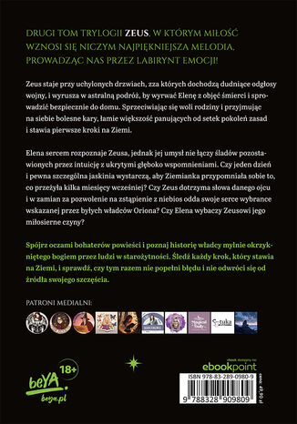Tylna okładka: Zeus. Down to Earth. Tom 2