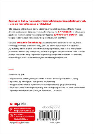 Tylna okładka: Zrozumieć marketing. Wydanie 2
