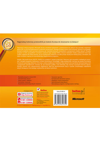 Microsoft Access 2010 PL. Praktyczne podejście Curtis D. Frye - tył okładki książki