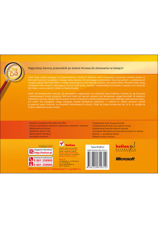 Microsoft Excel 2010 PL. Praktyczne podejście Curtis D. Frye - tył okładki książki