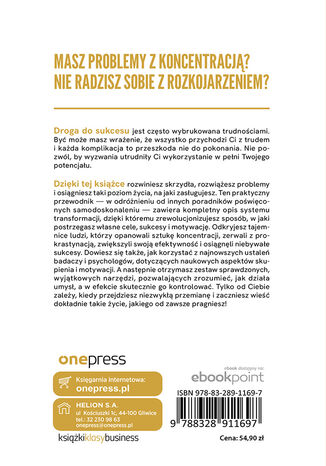 Level up! Skup się na celu i zmień swoje życie Rob Dial - tył okładki książki