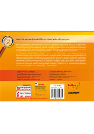 Microsoft Outlook 2010 PL. Praktyczne podejście Jim Boyce - tył okładki książki