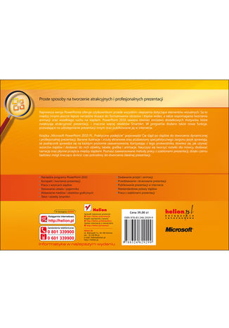 Microsoft PowerPoint 2010 PL. Praktyczne podejście Nancy Muir - tył okładki książki